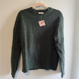 NWT American Eagle Outfitters Dark Green Knit Sweater